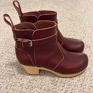 Swedish Hasbeens “Jodhpur” clog boots